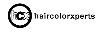 HCX HAIRCOLORXPERTS logo