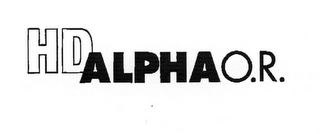 HD ALPHA O.R. logo