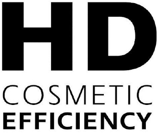 HD COSMETIC EFFICIENCY logo