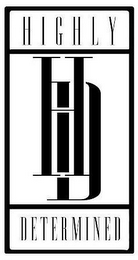 HD HIGHLY DETERMINED logo