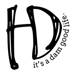 HD IT'S A DAM GOOD LIFE. logo