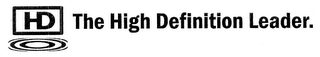 HD THE HIGH DEFINITION LEADER. logo