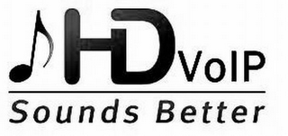 HD VOIP SOUNDS BETTER logo