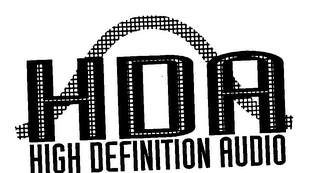 HDA HIGH DEFINITION AUDIO logo