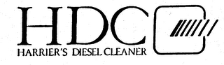 HDC HARRIER'S DIESEL CLEANER logo