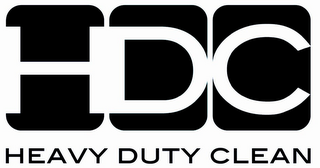 HDC HEAVY DUTY CLEAN logo