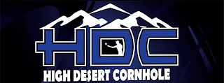 HDC HIGH DESERT CORNHOLE logo