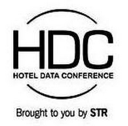 HDC HOTEL DATA CONFERENCE BROUGHT TO YOU BY STR logo