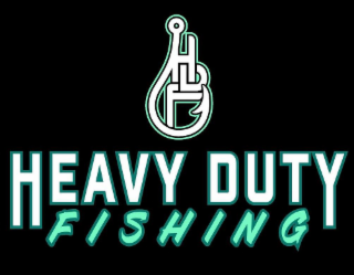 HDF HEAVY DUTY FISHING logo