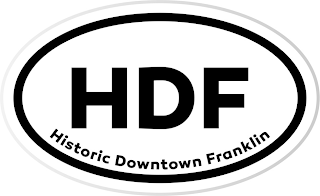 HDF HISTORIC DOWNTOWN FRANKLIN logo