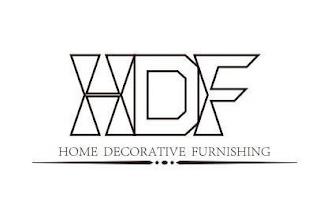 HDF HOME DECORATIVE FURNISHING logo