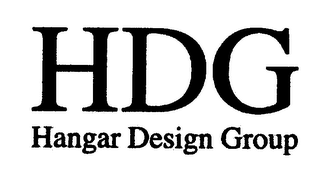 HDG HANGAR DESIGN GROUP logo