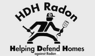 HDH RADON HELPING DEFEND HOMES AGAINST RADON logo