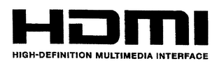 HDMI HIGH-DEFINITION MULTIMEDIA INTERFACE logo