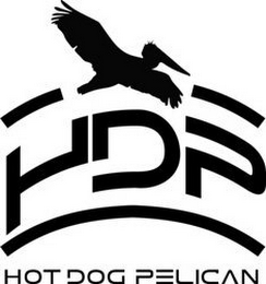 HDP HOT DOG PELICAN logo