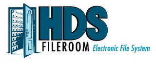 HDS FILEROOM ELECTRONIC FILE SYSTEM logo