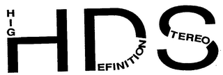 HDS HIGH DEFINITION STEREO logo
