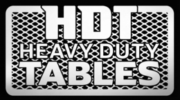 HDT HEAVY DUTY TABLES logo