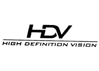 HDV HIGH DEFINITION VISION logo