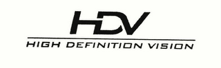 HDV HIGH DEFINITION VISION logo
