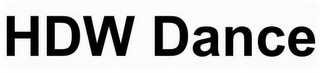HDW DANCE logo