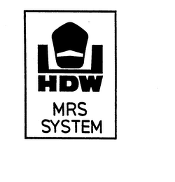 HDW MRS SYSTEM logo