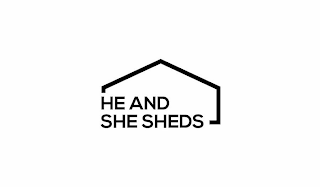 HE AND SHE SHEDS logo