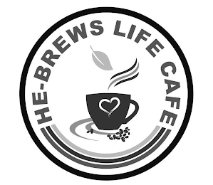 HE-BREWS LIFE CAFE logo