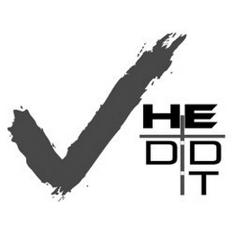 HE DID IT logo
