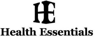 HE HEALTH ESSENTIALS logo