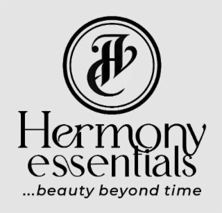 HE HERMONY ESSENTIALS ...BEAUTY BEYOND TIME logo