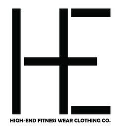 HE HIGH-END FITNESS WEAR CLOTHING CO. logo