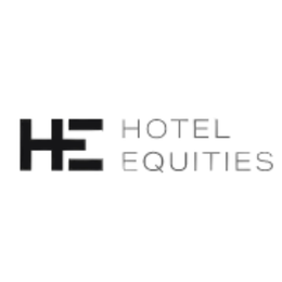 HE HOTEL EQUITIES logo