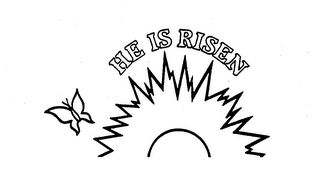 HE IS RISEN logo
