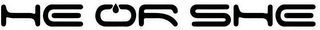 HE OR SHE logo