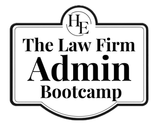 HE THE LAW FIRM ADMIN BOOTCAMP logo