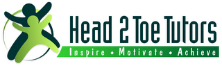 HEAD 2 TOE TUTORS INSPIRE MOTIVATE ACHIEVE logo