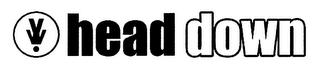 HEAD DOWN logo