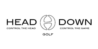 HEAD DOWN GOLF CONTROL THE HEAD CONTROL THE GAME H logo