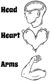 HEAD HEART ARMS logo