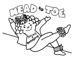 HEAD TO TOE SOCKS & BARRETTE logo