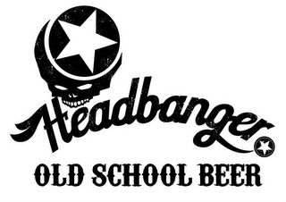 HEADBANGER OLD SCHOOL BEER logo