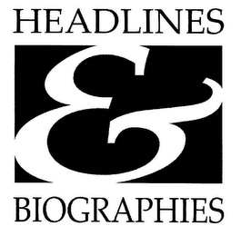 HEADLINES & BIOGRAPHIES logo
