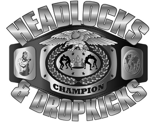 HEADLOCKS & DROPKICKS CHAMPION logo