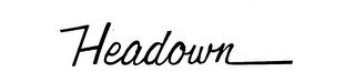HEADOWN logo