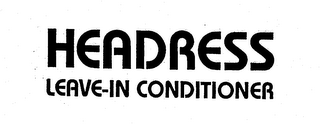 HEADRESS LEAVE-IN CONDITIONER logo