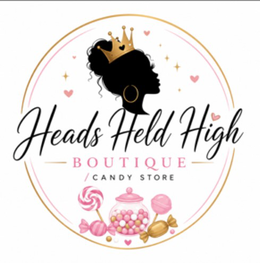 HEADS HELD HIGH BOUTIQUE / CANDY STORE logo