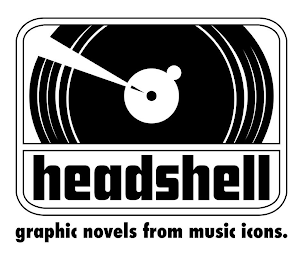 HEADSHELL GRAPHIC NOVELS FROM MUSIC ICONS. logo