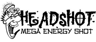 HEADSHOT MEGA ENERGY SHOT logo