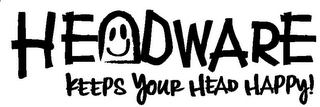 HEADWARE KEEPS YOUR HEAD HAPPY! logo